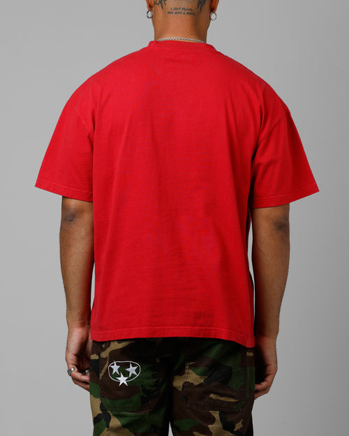 Loiter Hybrid T-Shirt Red