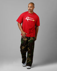 Loiter Hybrid T-Shirt Red