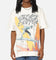 73Studio Marvel Fantastic Four Silver Surfer Heavy T-Shirt Off White