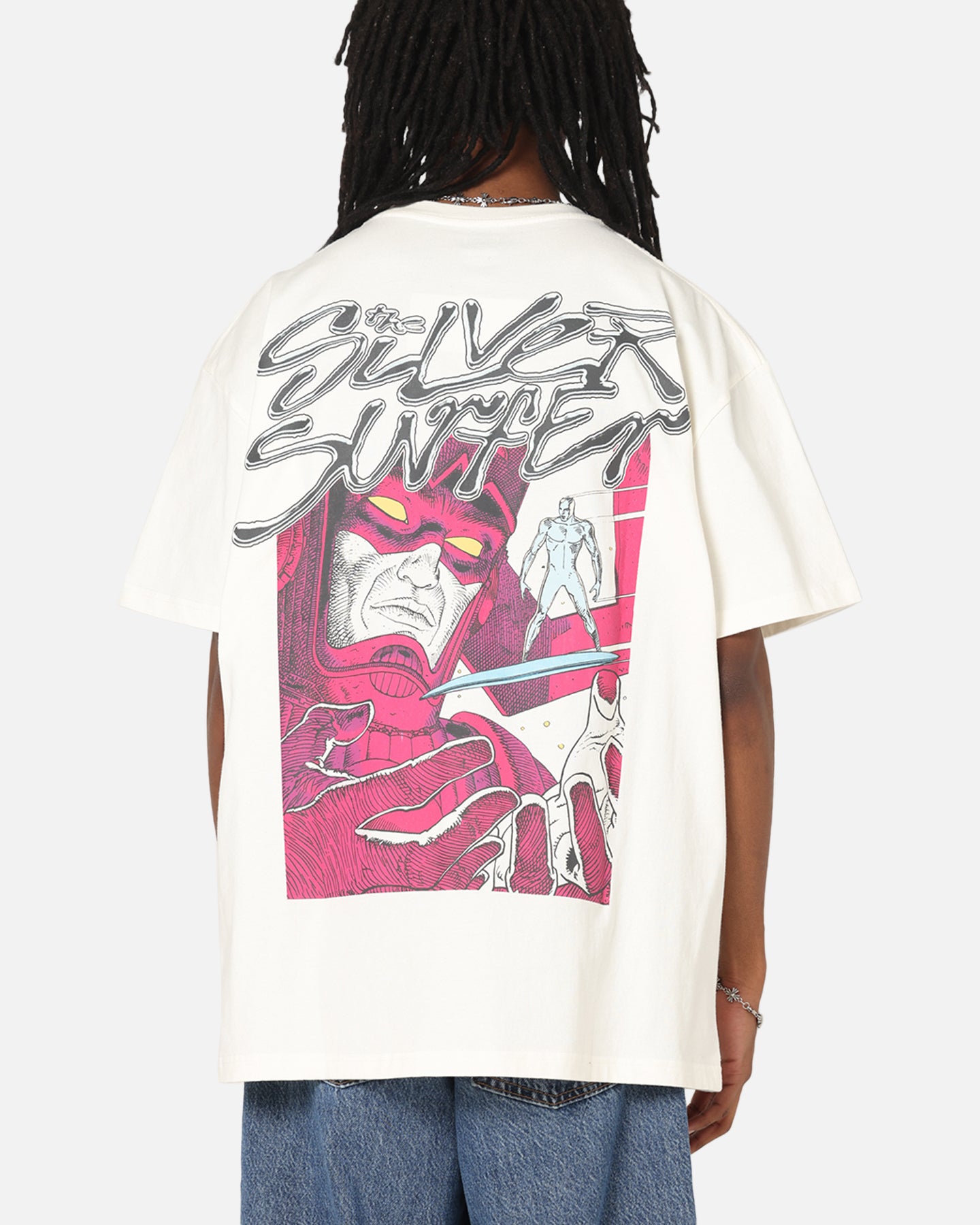 73Studio Marvel Fantastic Four Silver Surfer Heavy T-Shirt Off