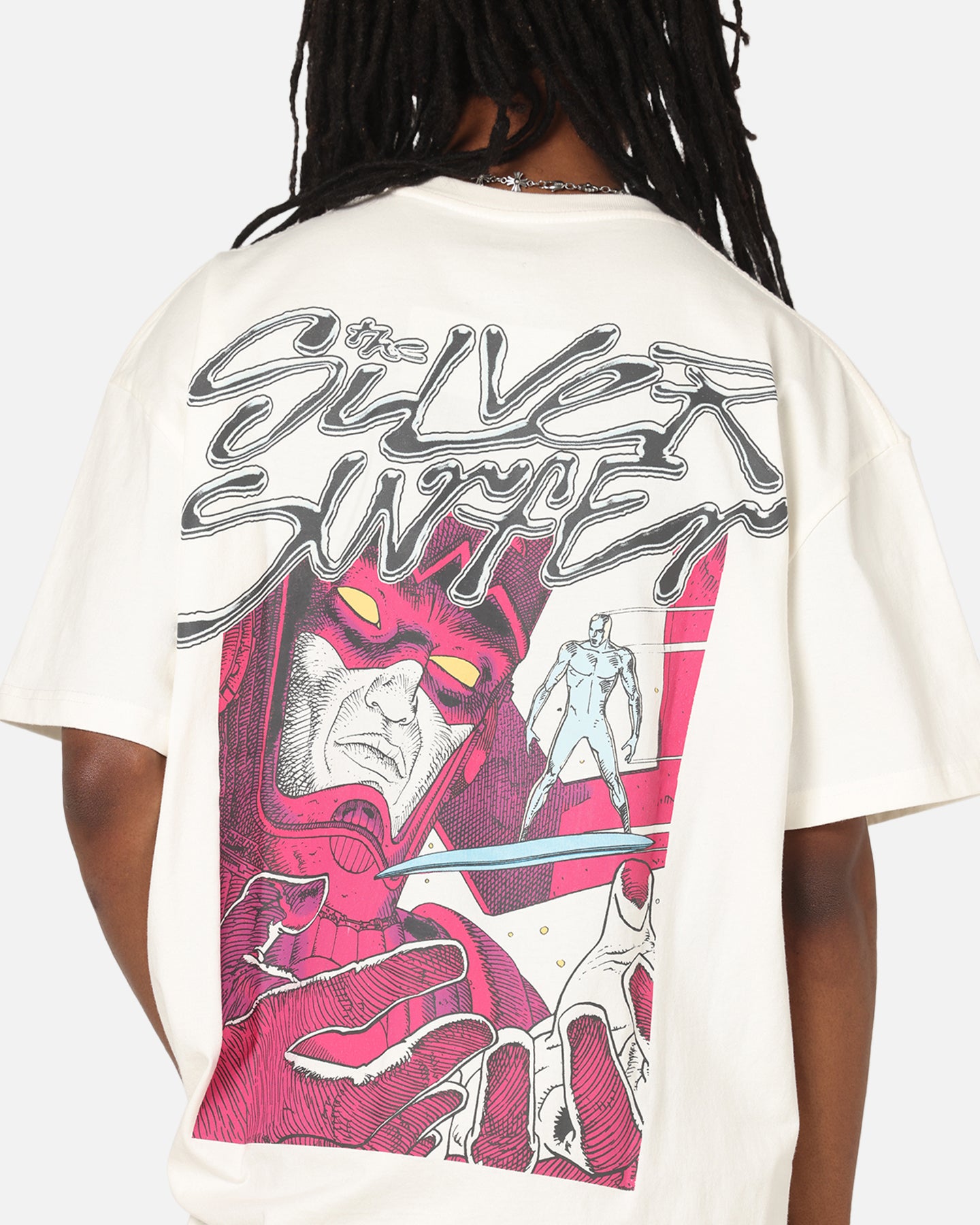 73Studio Marvel Fantastic Four Silver Surfer Heavy T-Shirt Off