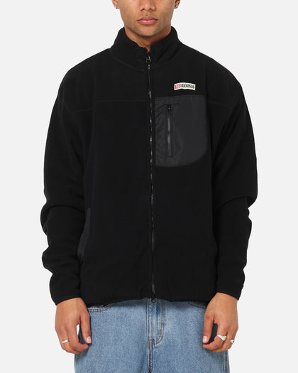 S Double Polar Fleece Jacket Black