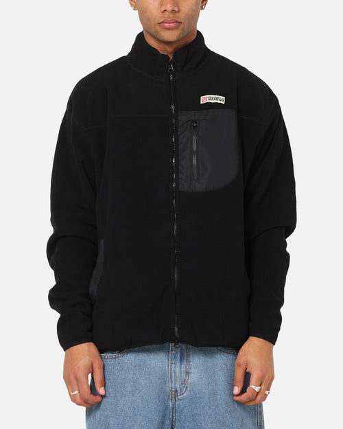 S Double Polar Fleece Jacket Black