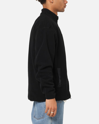 S Double Polar Fleece Jacket Black