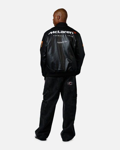 Mitchell & Ness X McLaren X Culture Kings Bomber Jacket Black