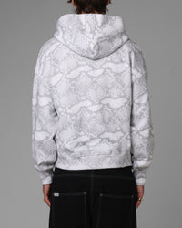 Loiter Slither Zip Hoodie Grey