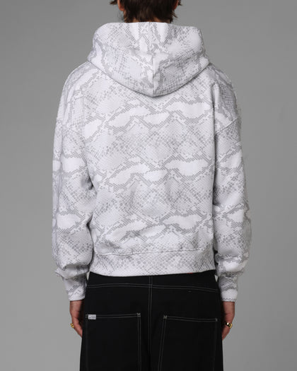 Loiter Slither Zip Hoodie Grey