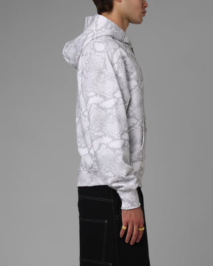 Loiter Slither Zip Hoodie Grey