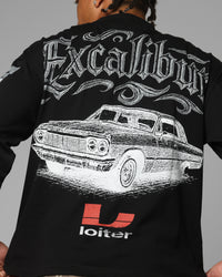 Loiter Low Rider Long Sleeve T-Shirt Black