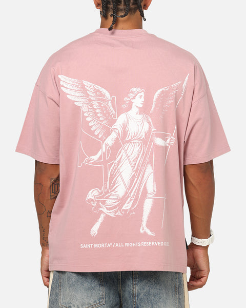 Saint Morta Archangel T-Shirt Dusty Pink | Culture Kings US