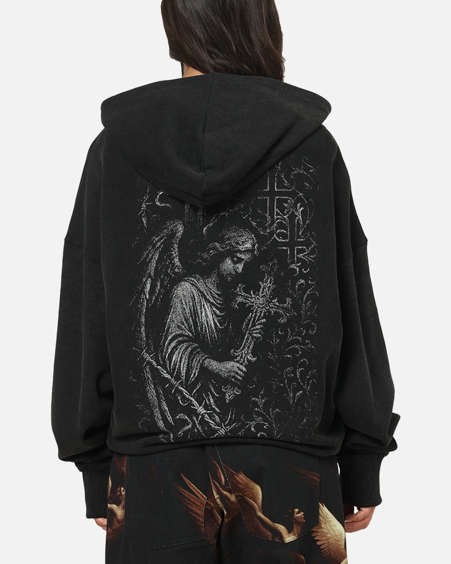 333union ブラック パーカー S SAINT M×××××× - 【ラスト1点】【9/28日 (土) 10時販売スタート!!】SM