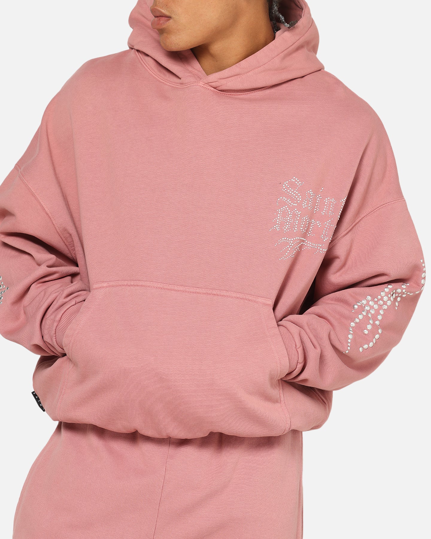 Saint Morta Sanctified Hoodie Dusty Pink | Culture Kings US