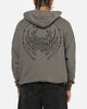 Saint Morta Crested Wing Hoodie Washed Charcoal