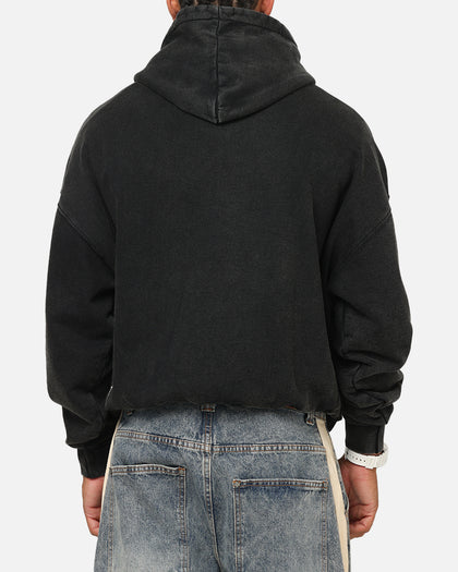 Saint Morta Pearl Script Hoodie Vintage Black