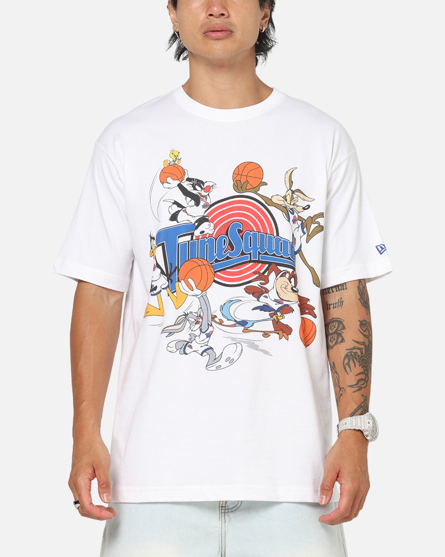 New Era X Space Jam Tune Squad T-Shirt White | Culture Kings US