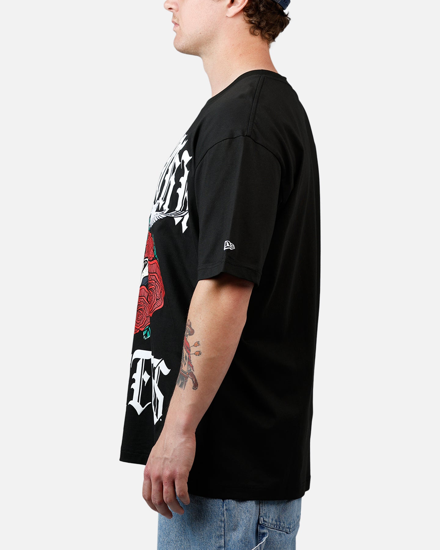 New Era New York Yankees Praying Hands T-Shirt Black | Culture