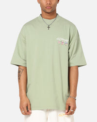 Ed Hardy Flowers T-Shirt Sage