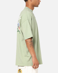 Ed Hardy Flowers T-Shirt Sage