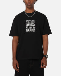 S Double Logofest T-Shirt Black