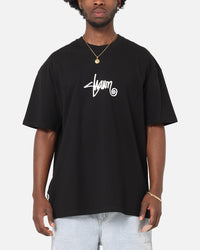 S Double Small Stock T-Shirt Black