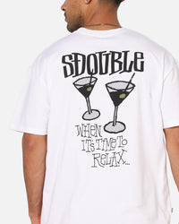 S Double Time To Relax T-Shirt White