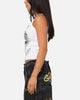 Ed Hardy Women's Tiger Ribbed Tank White