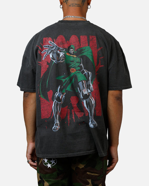 73Studio Marvel Doctor Doom Heavyweight T-Shirt Black Wash