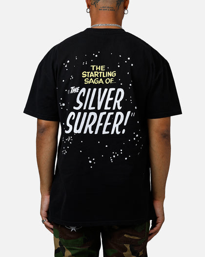 73Studio Marvel Fantastic Four Silver Surfer Vintage T-Shirt Black