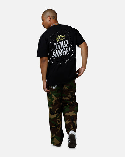 73Studio Marvel Fantastic Four Silver Surfer Vintage T-Shirt Black