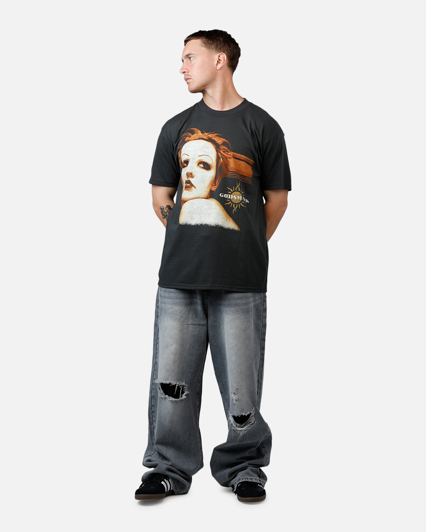 Global Merchandising Godsmack Vintage T-Shirt Black | Culture Kings US