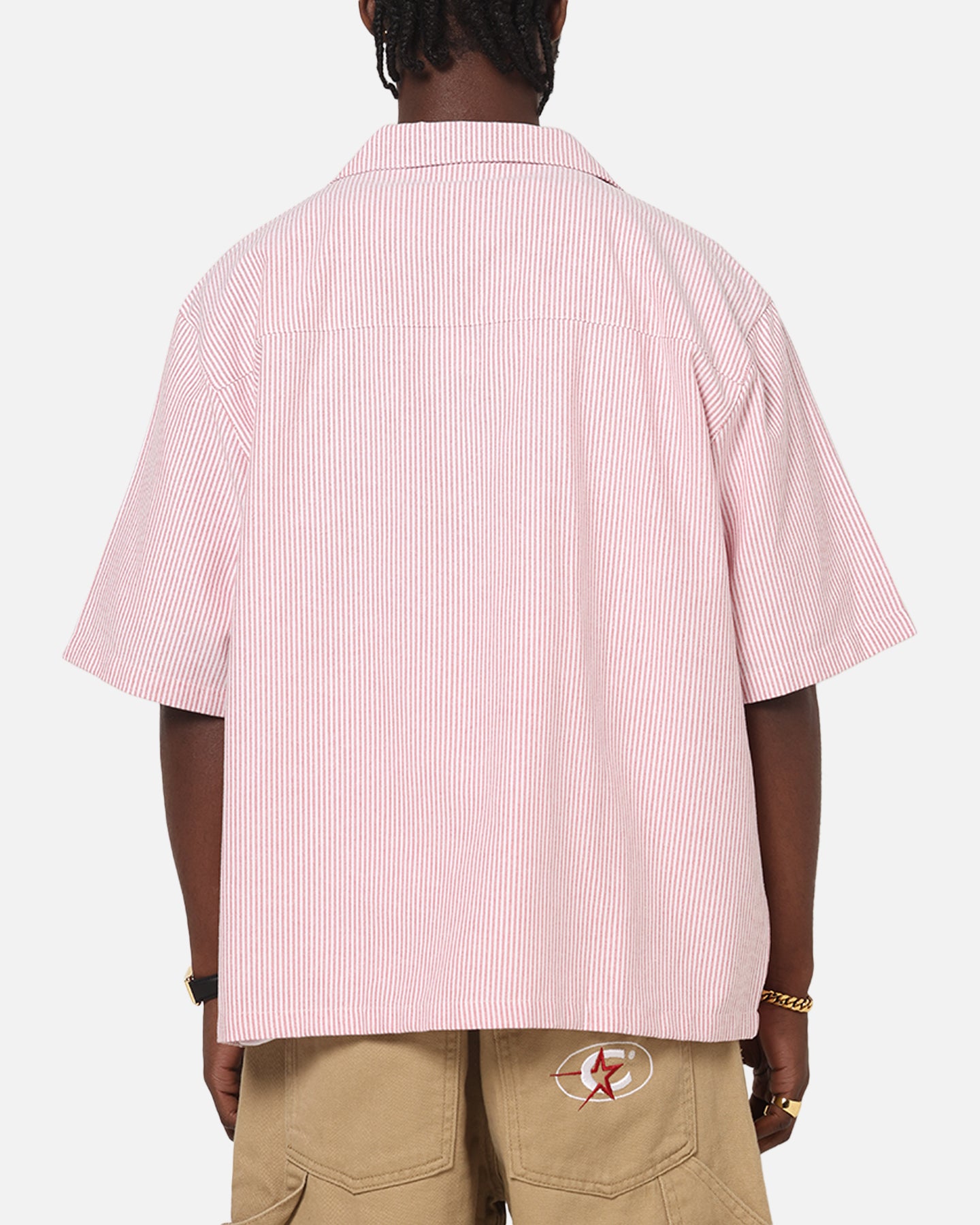 Carre Rose Pinstripe Button Up Shirt Red Stripe | Culture Kings US