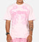 Ed Hardy Double Dragon Applique T-Shirt Pink