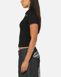 Ed Hardy Women's Polo Top Black