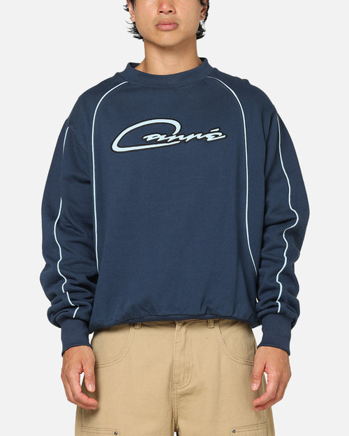 Carre International Star Crewneck Navy