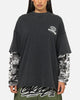 Carre Worldwide Layered Long Sleeve T-Shirt Black/Snow Camo