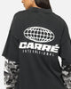 Carre Worldwide Layered Long Sleeve T-Shirt Black/Snow Camo