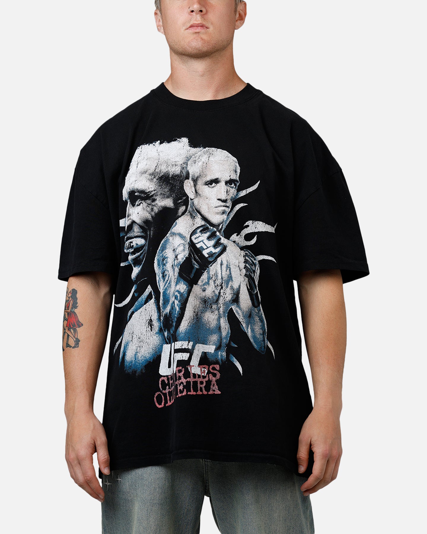 UFC公式　UFC317 Tシャツ UFC By Culture Kings Charles Oliveira UFC 317 T-Shirt Black