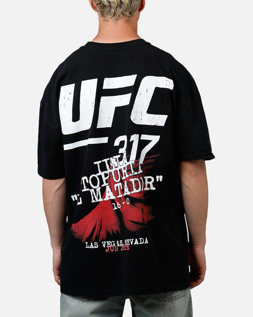 UFC By Culture Kings Ilia Topuria UFC 317 T-Shirt Black