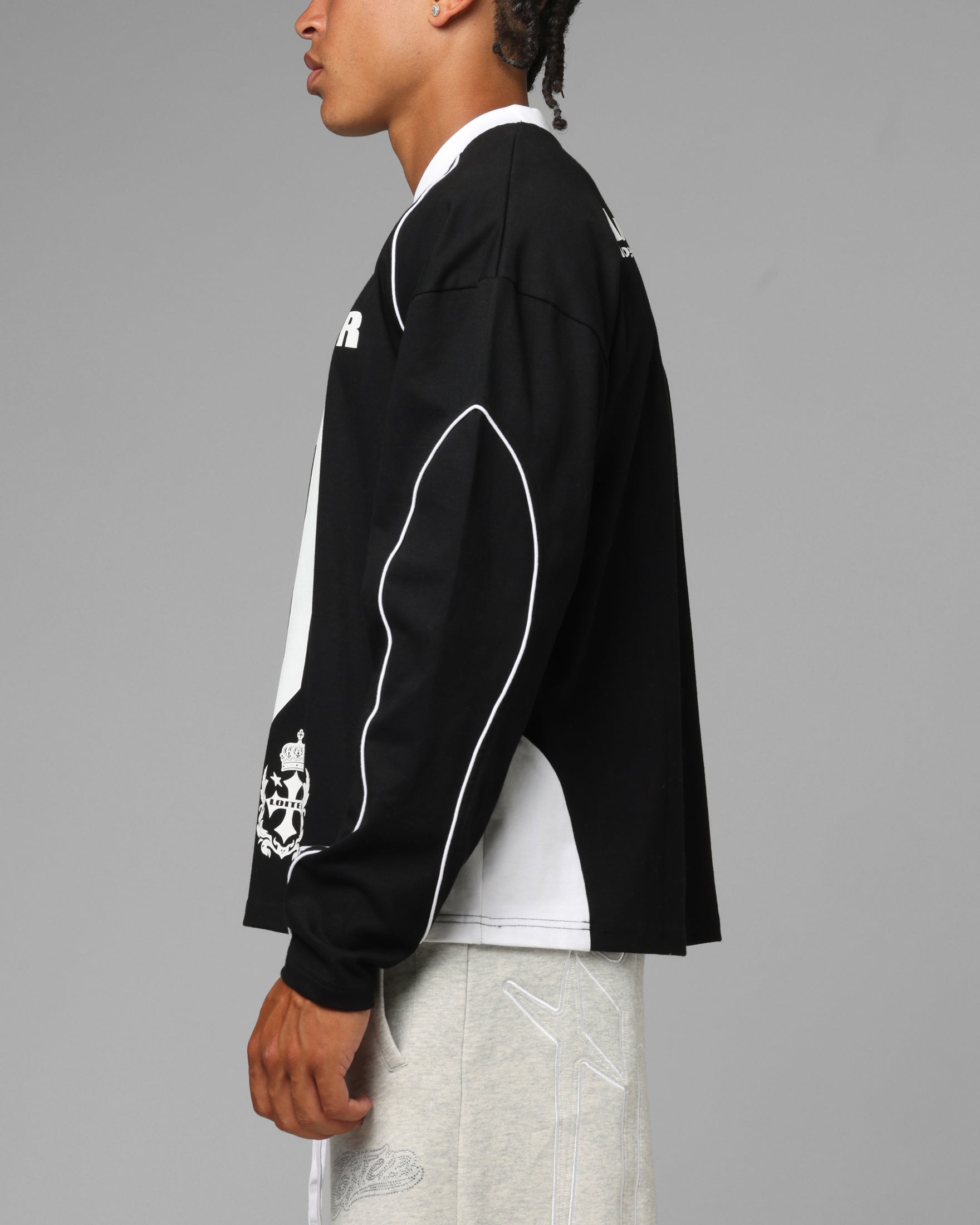 Loiter World Cup Long Sleeve T-Shirt Black | Culture Kings US