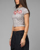 Loiter Women's Holy Fire Crop T-Shirt Leopard