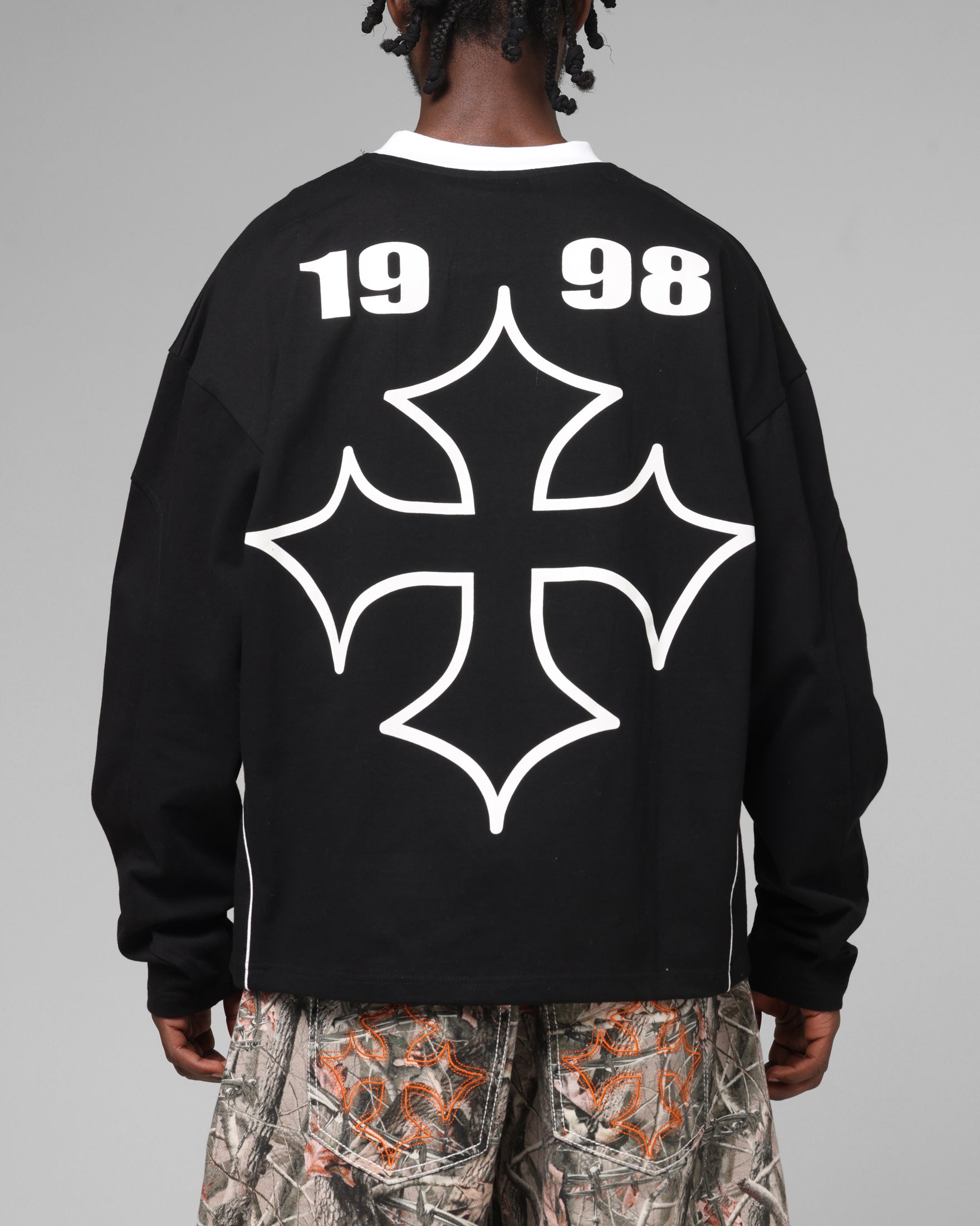 早い者勝ち　high-gauge cotton long sleeve tee Loiter Imperial Cup Long Sleeve T-Shirt Black | Culture Kings US