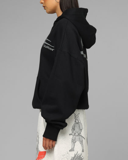 Loiter Hybrid Premium Hoodie Black