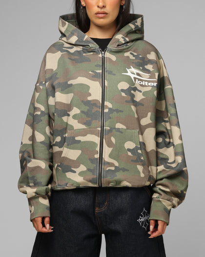 Loiter Hybrid Premium Hoodie Camo