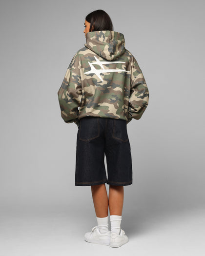 Loiter Hybrid Premium Hoodie Camo