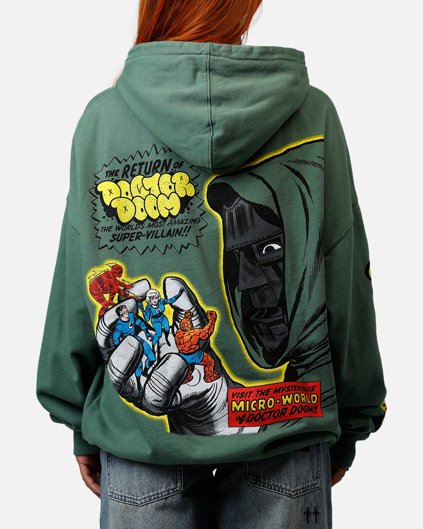73Studio Marvel Fantastic Four Doctor Doom Villain Premium Hoodie