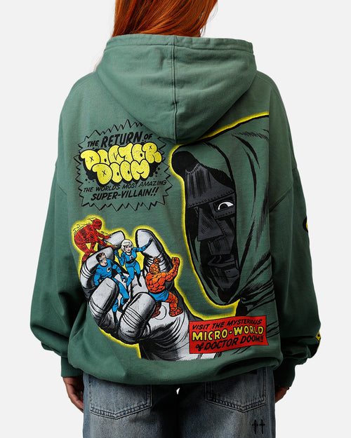73Studio Marvel Fantastic Four Doctor Doom Villain Premium Hoodie Green