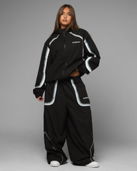 Loiter Spray Day Track Jacket Black