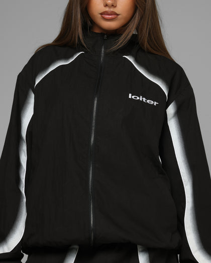Loiter Spray Day Track Jacket Black