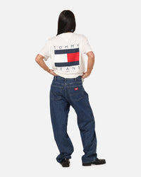 Tommy Jeans Regular Flag Graphic T-Shirt Ecru