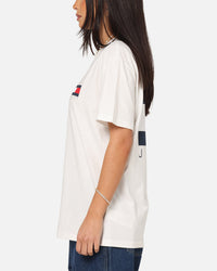 Tommy Jeans Regular Flag Graphic T-Shirt Ecru